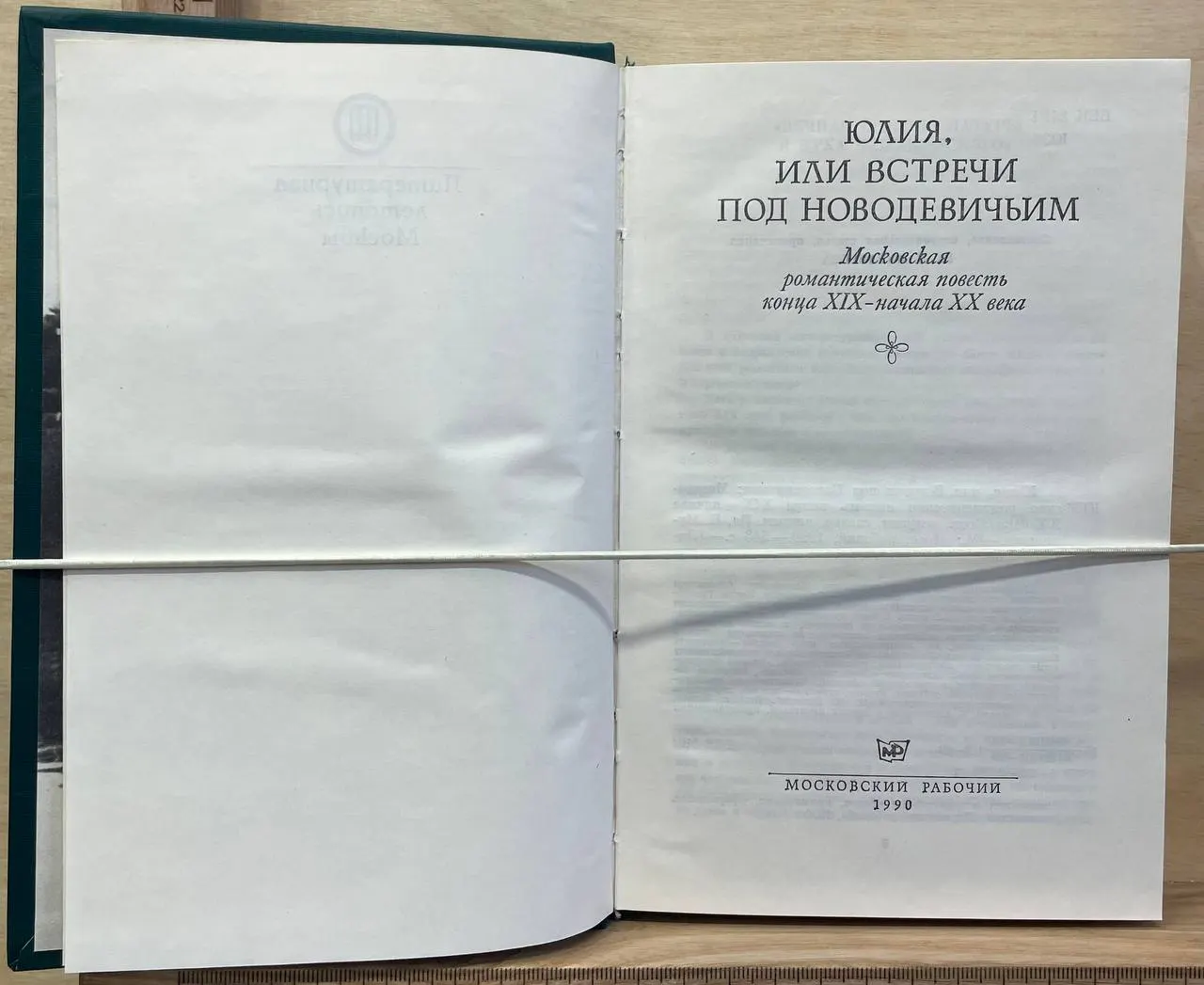 Юлия, или Встречи под Новодевичьим фото 2