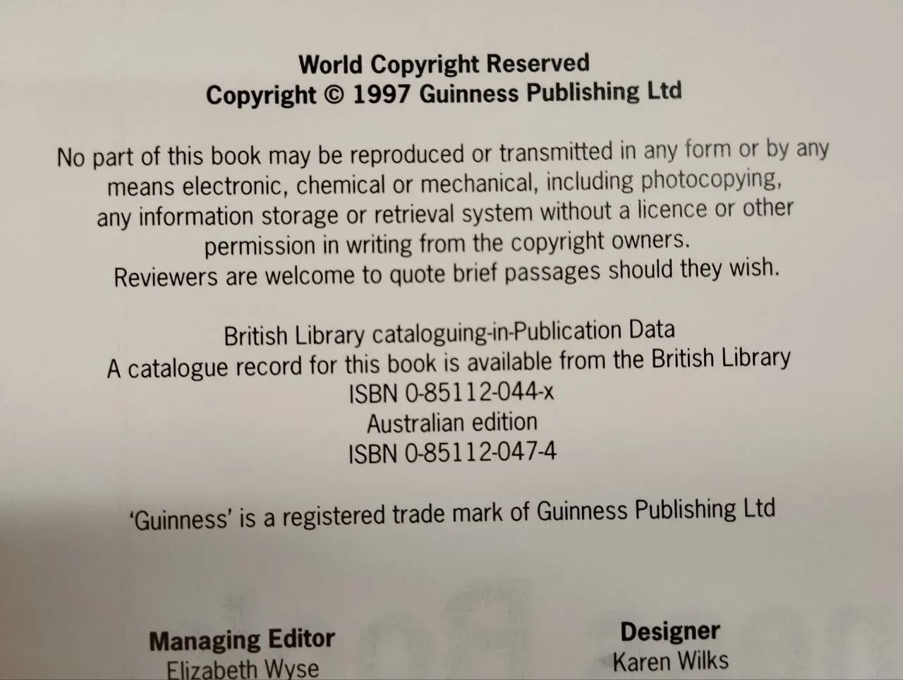 The Guinness Book of Records 1998 фото 6