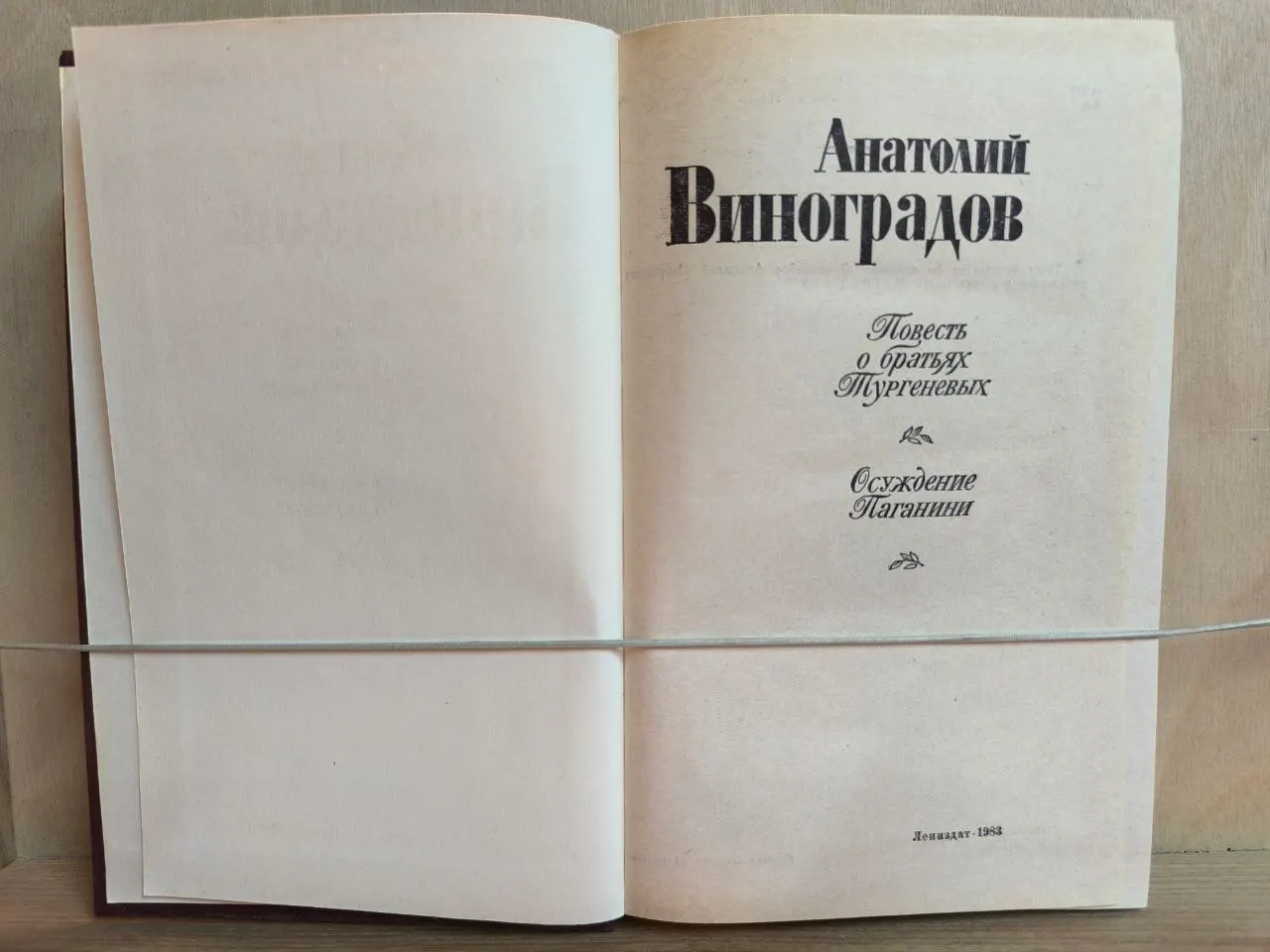 Повесть о братьях Тургеневых; Осуждение Паганини фото 2