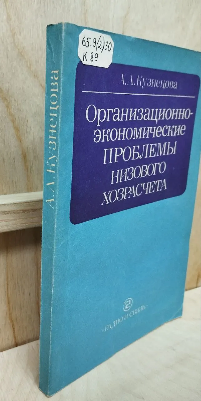 Организационно-экономические проблемы низового хозрасчёта фото 5