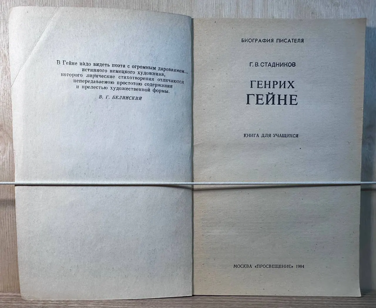 Генрих Гейне. Книга для учащихся фото 2