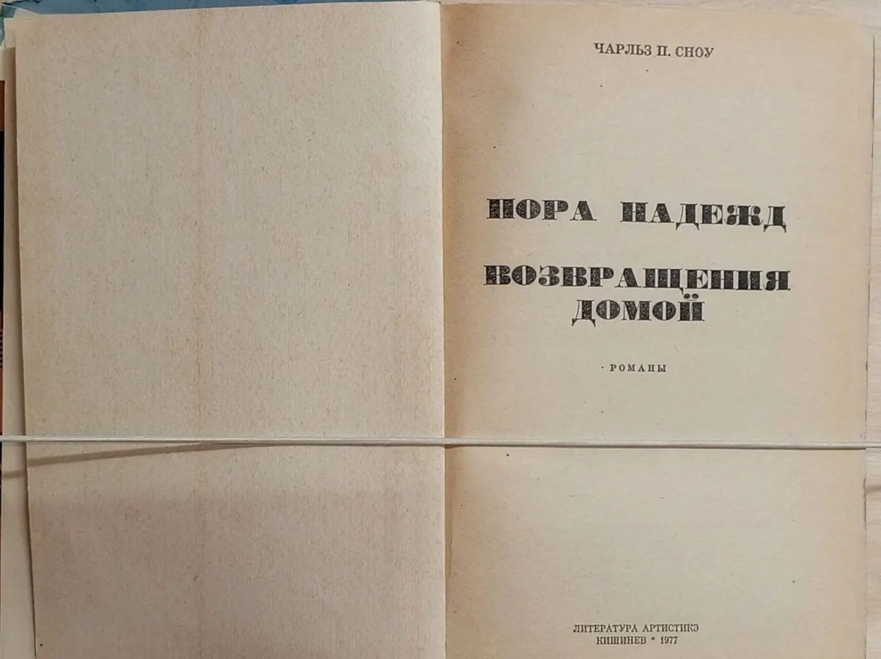Пора надежд. Возвращения домой фото 2