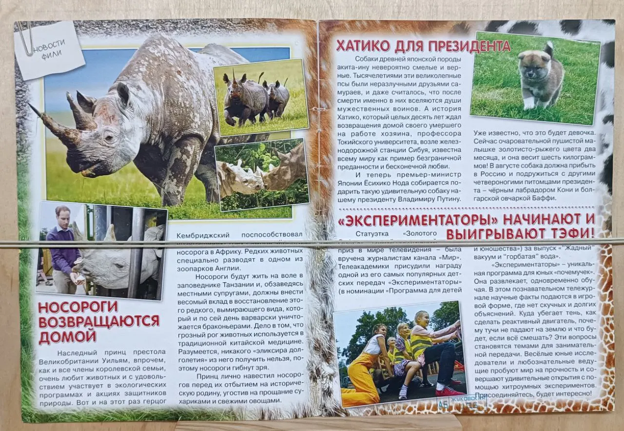 Журнал о природе для детей "Филя" июль-август 2012 фото 2